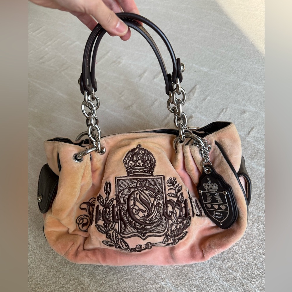 Vintage Juicy Couture pink fluffy bag